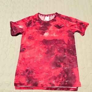 Nike Red and Black Dri-FIT Shirt